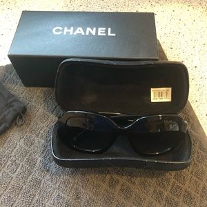 Chanel Black Sunglasses